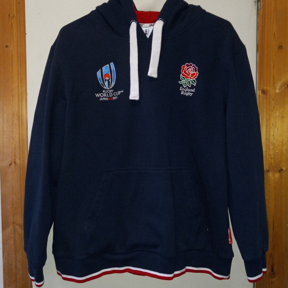 Ladies England 2019 Rugby World Cup Japan Hoodie Size LARGE